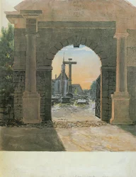 Eingang des Johannisfriedhofs in Nürnberg